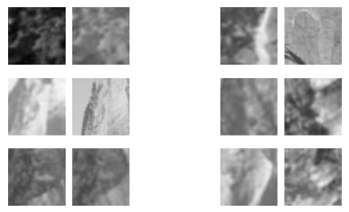 Examples of same and not-same pair patches - the left figure presents examples of ‘same’ patch pairs and the right figure presents examples of ‘not-same’ patch pairs