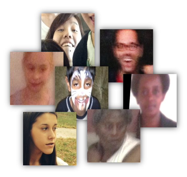 Example images from the AdienceFaces benchmark